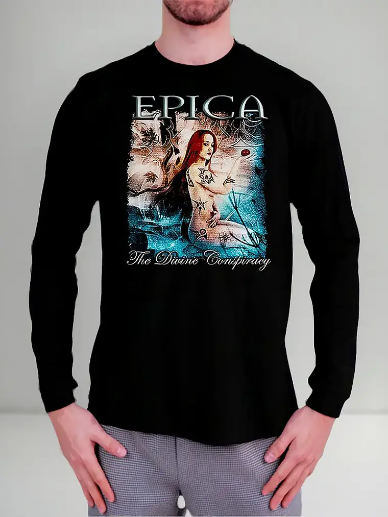 Polera Manga Larga Epica - Ver 04 - The Divine Conspiracy 1