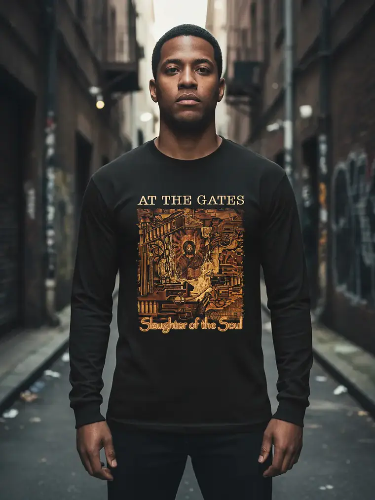 Polera Manga Larga At The Gates - Ver 05 - Slaughter Of The 1