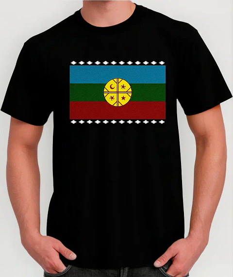 Polera Bandera Mapuche - Ver 01 - Vale Gamess