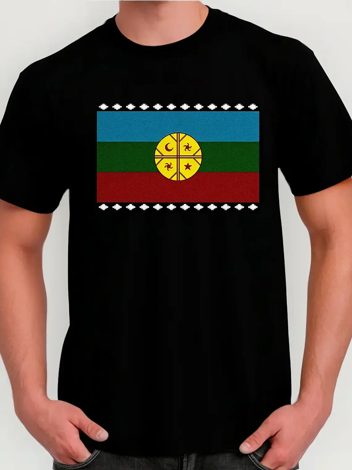 Polera Bandera Mapuche - Ver 01 - Vale Gamess 1