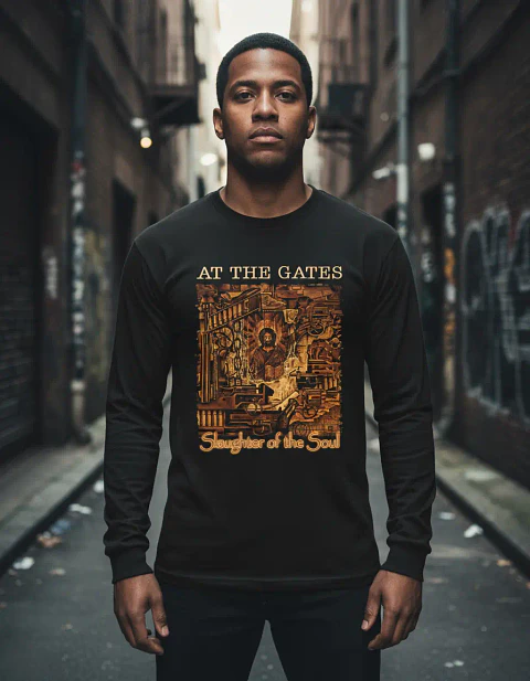 Polera Manga Larga At The Gates - Ver 05 - Slaughter Of The