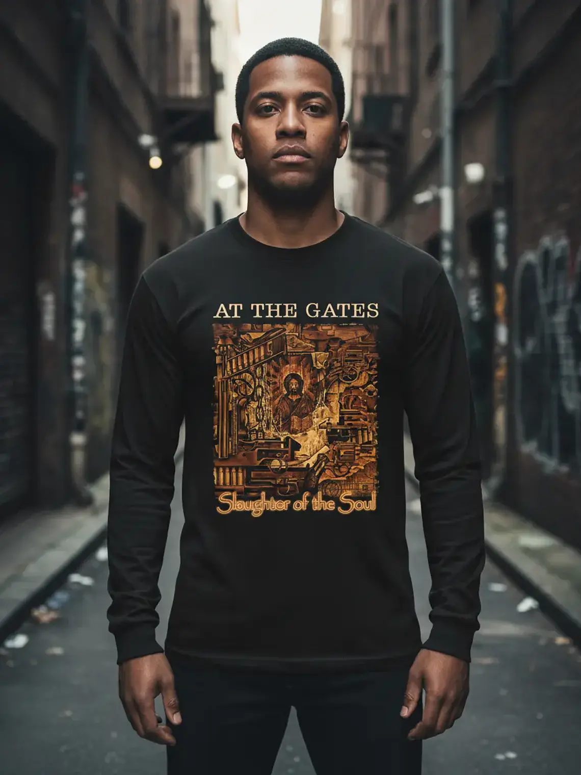 Polera Manga Larga At The Gates - Ver 05 - Slaughter Of The 1