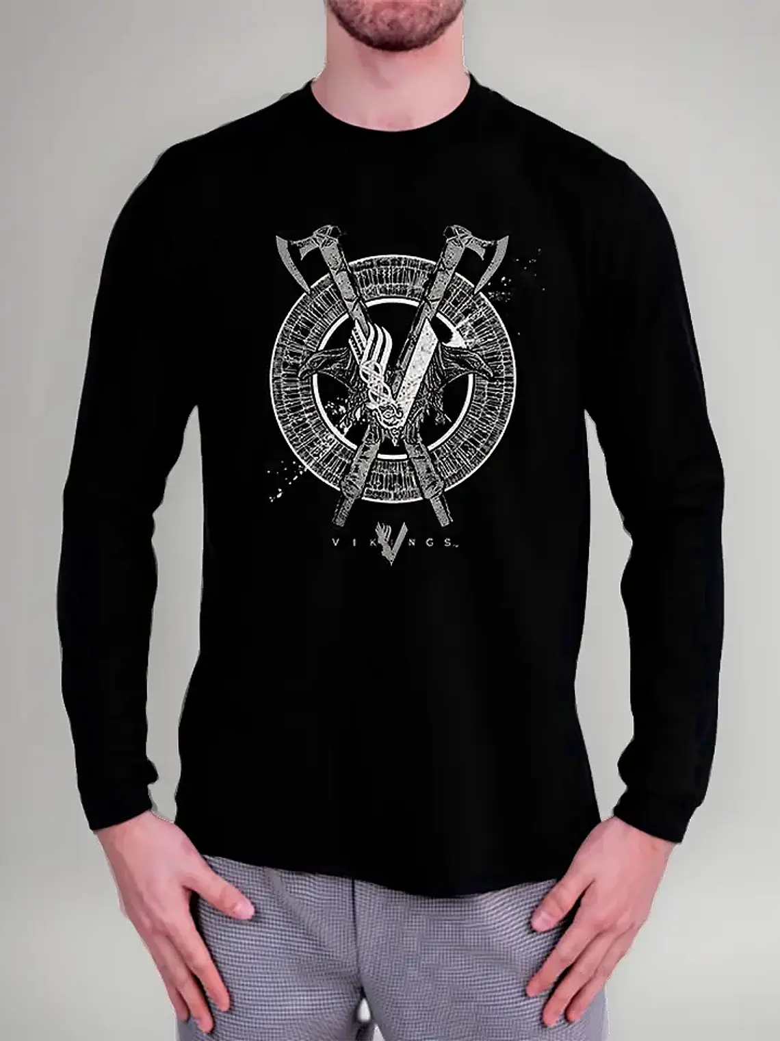 Polera Manga Larga Vikingo - Ver 11 - Vale Gamess 1