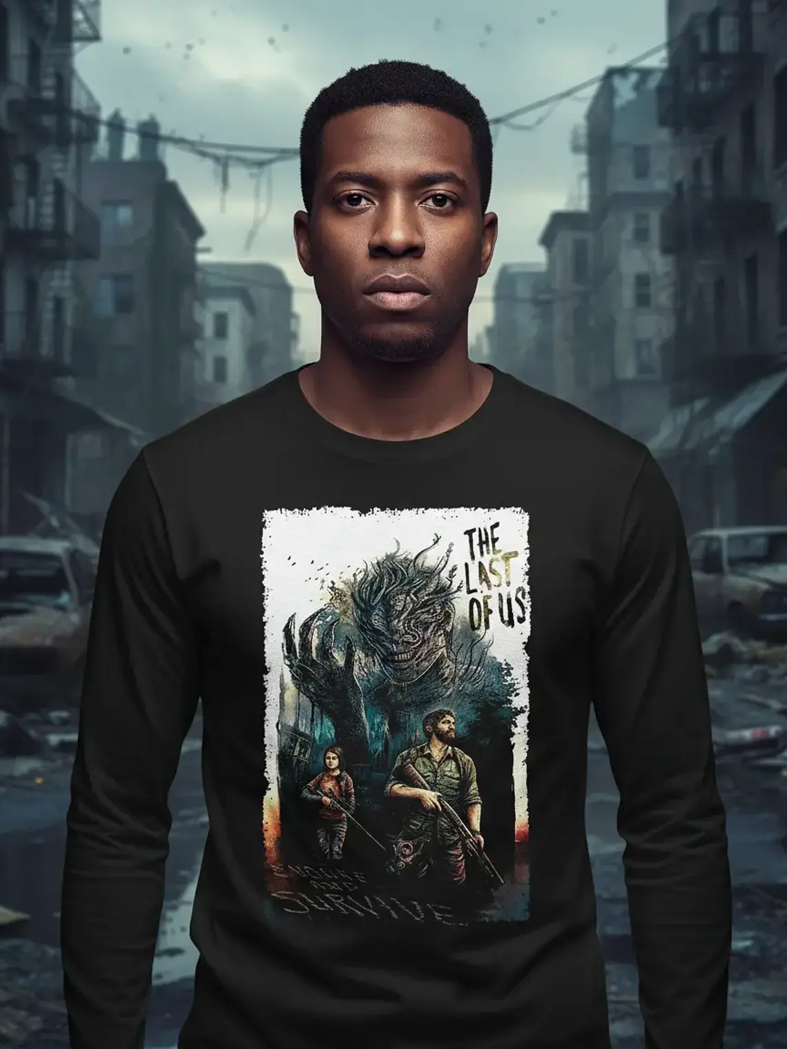 Polera Manga Larga The Last Of Us - Ver 03 - Videojuego 1