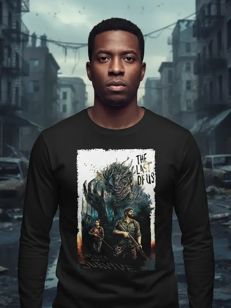Polera Manga Larga The Last Of Us - Ver 03 - Videojuego 1