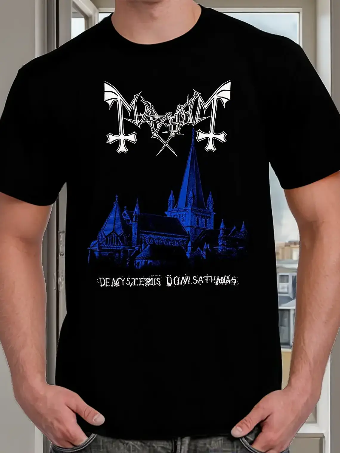 Polera Mayhem - Ver 13 - De Mysteriis Dom Sathanas 1