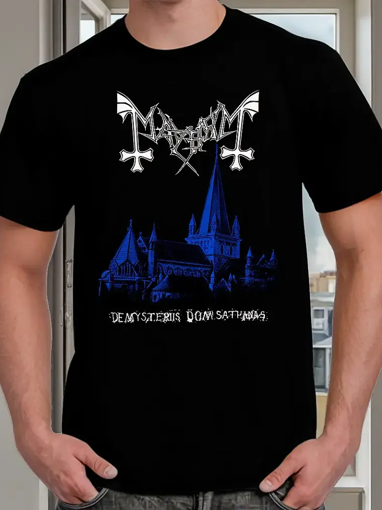 Polera Mayhem - Ver 13 - De Mysteriis Dom Sathanas 1