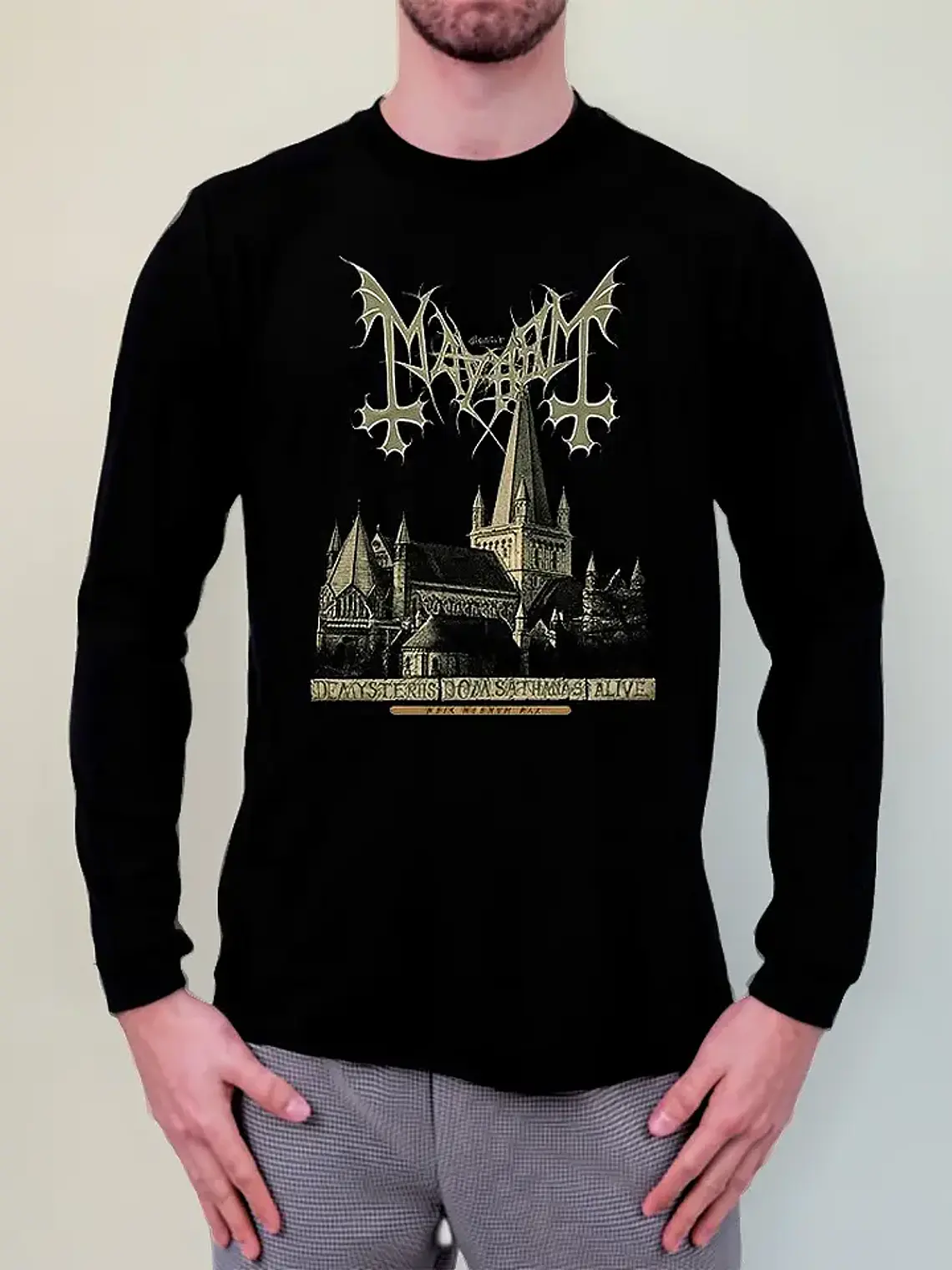 Polera Manga Larga Maihem - Ver 12 - De Mysteriis Dom Sathan 1