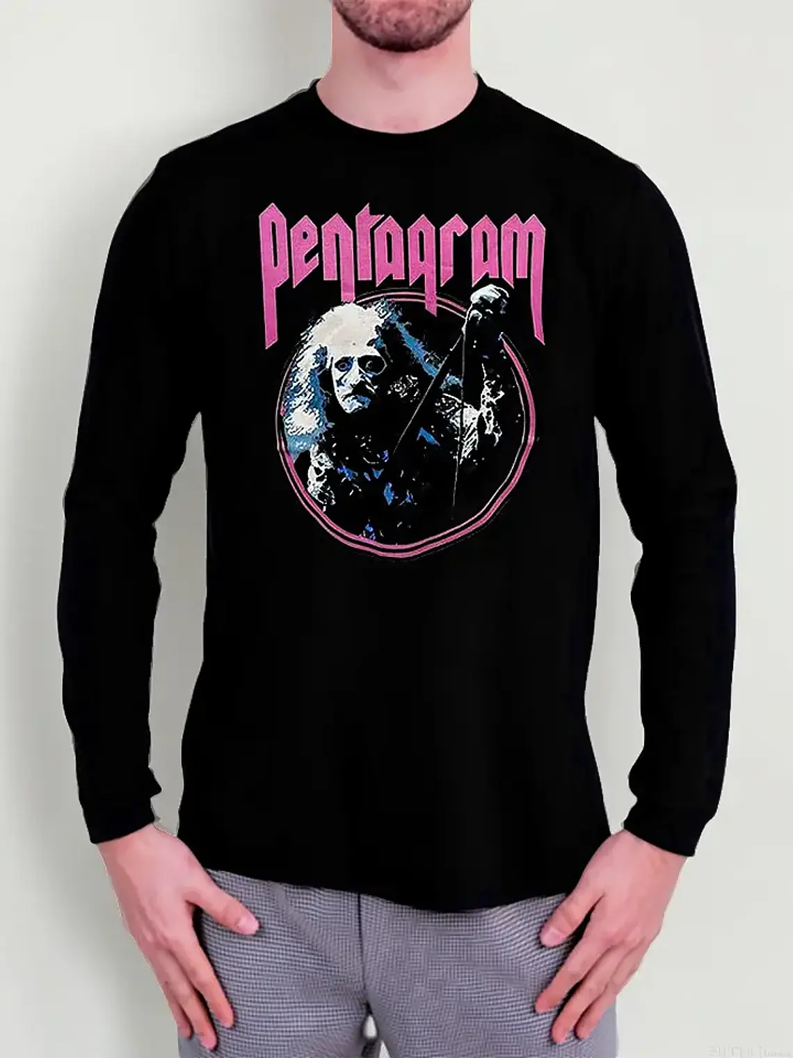 Polera Manga Larga Pentagram - Ver 11 - Vale Gamess 1