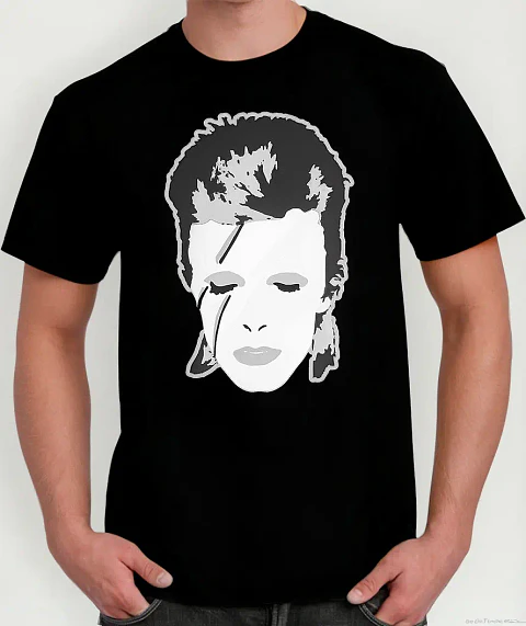 Polera David Bowie - Ver 03 - Vale Gamess
