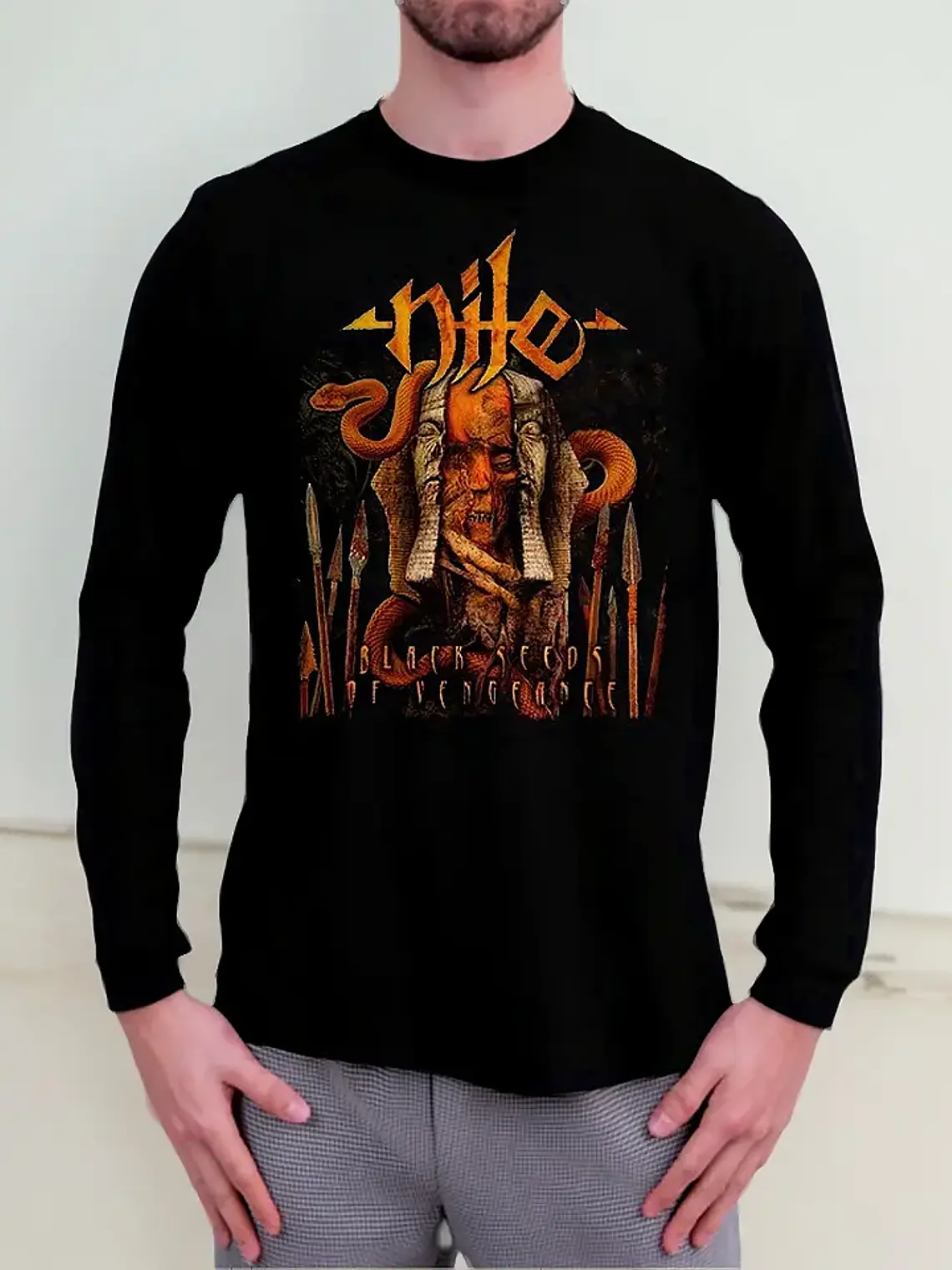 Polera Manga Larga Nile - Ver 08 - Black Seeds Of Vengeance 1