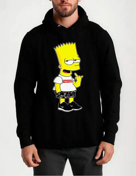 Poleron Los Simpson - Ver 02 - Bart Simpson