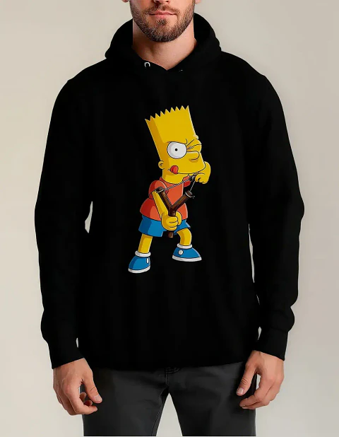 Poleron Los Simpson - Ver 03 - Bart Simpson