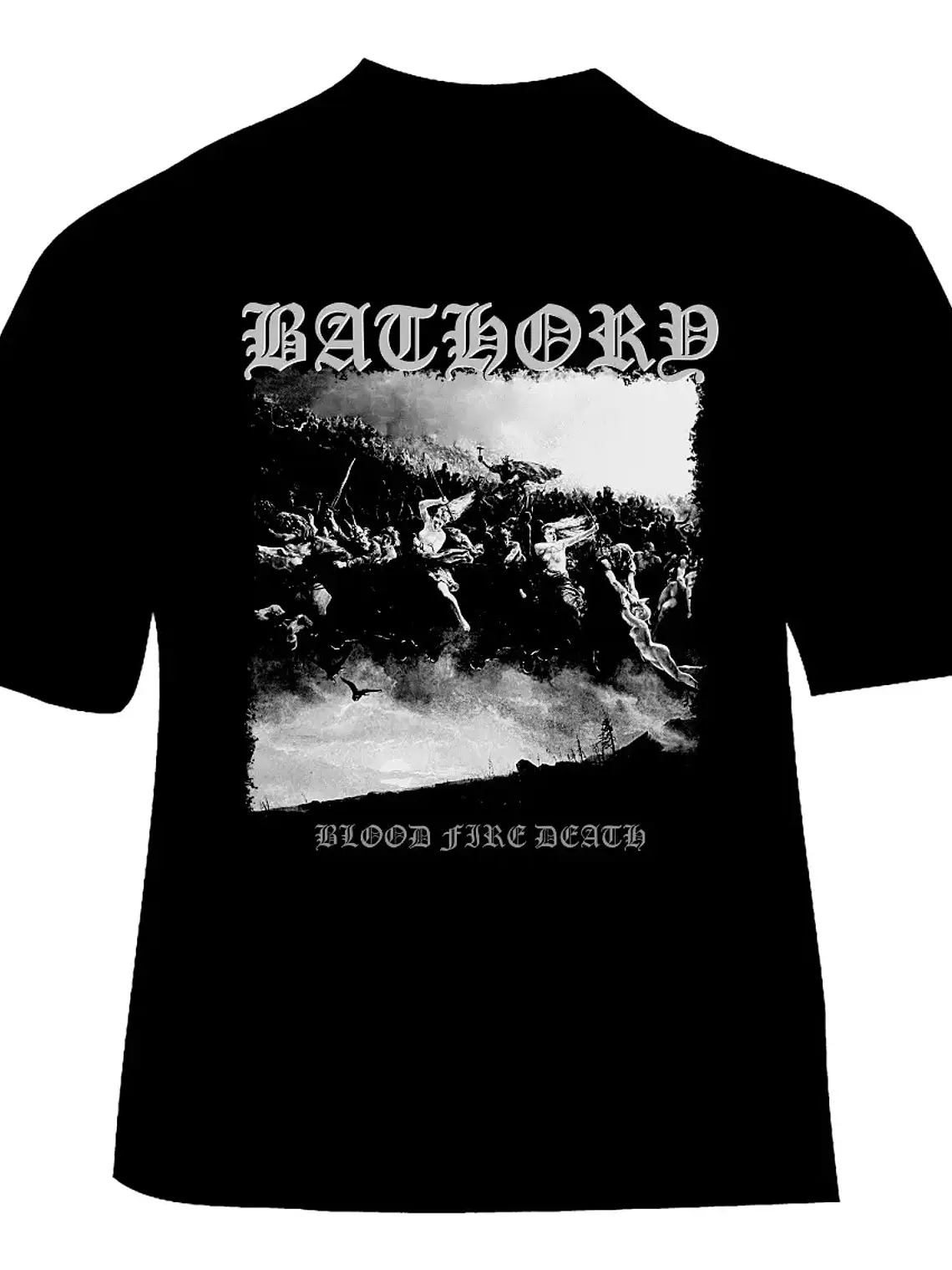 Polera Bathory - Ver 02 - Blood Fire Death 1