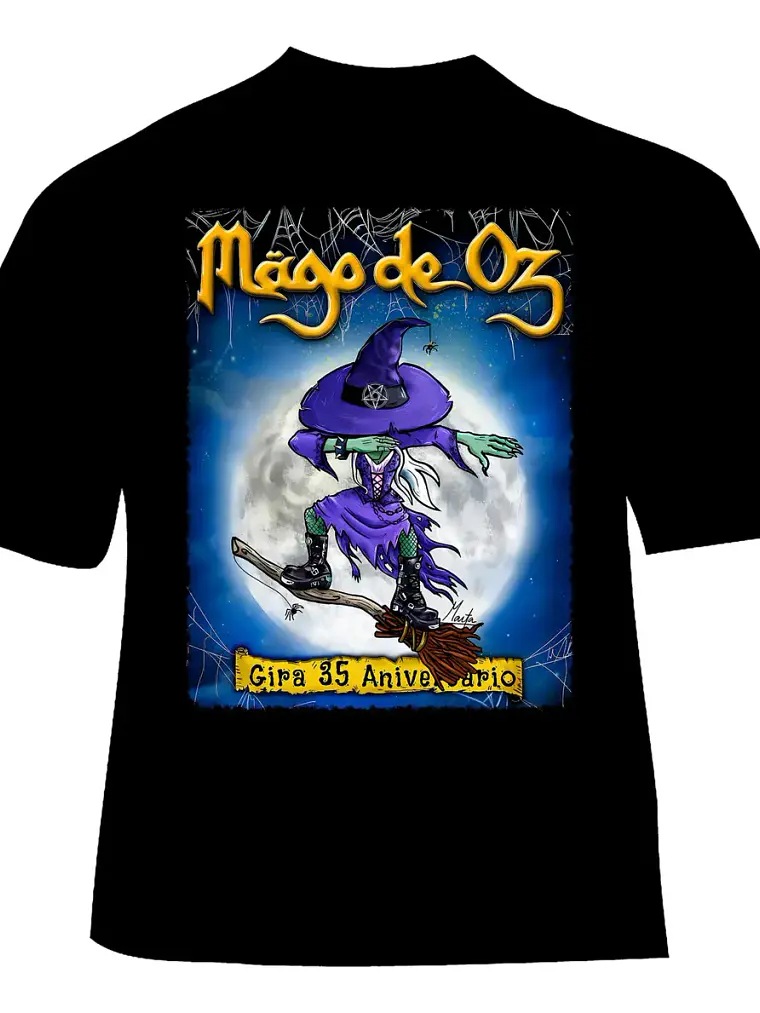 Polera Mago De Oz - Ver 26 - Gira 35 Aniversario 1