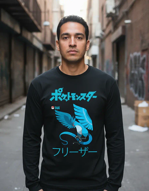 Polera Manga Larga Pokemon - Articuno - Vale Gamess - Ver B
