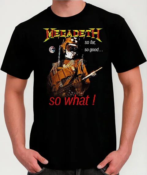 Polera Megadeth - Ver 08 - So Far, So Good... So What!