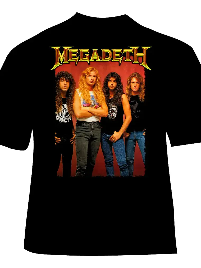 Polera Megadeth - Ver 11 - Banda 1