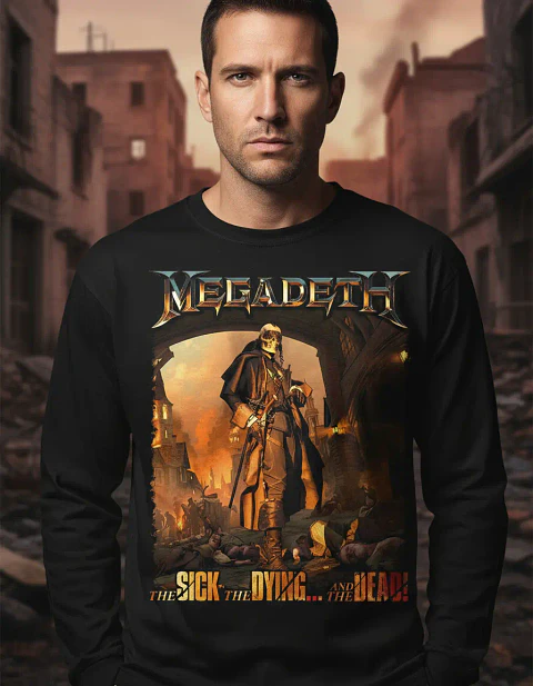 Polera Manga Larga Megadeth - The Sick, The Dying... And The