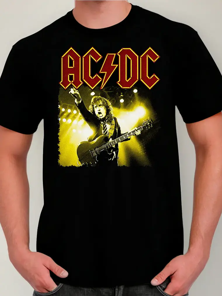 Polera Ac/dc - Ver 01 - Angus Young 1