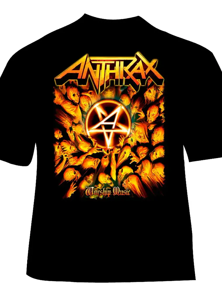 Polera Anthrax - Ver 05 - Worship Music 1