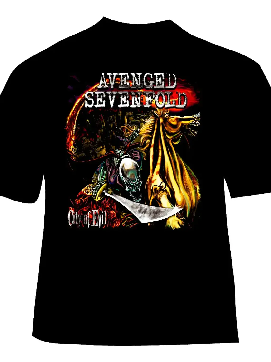 Polera Avenged Sevenfold - Ver 06 - City Of Evil 1
