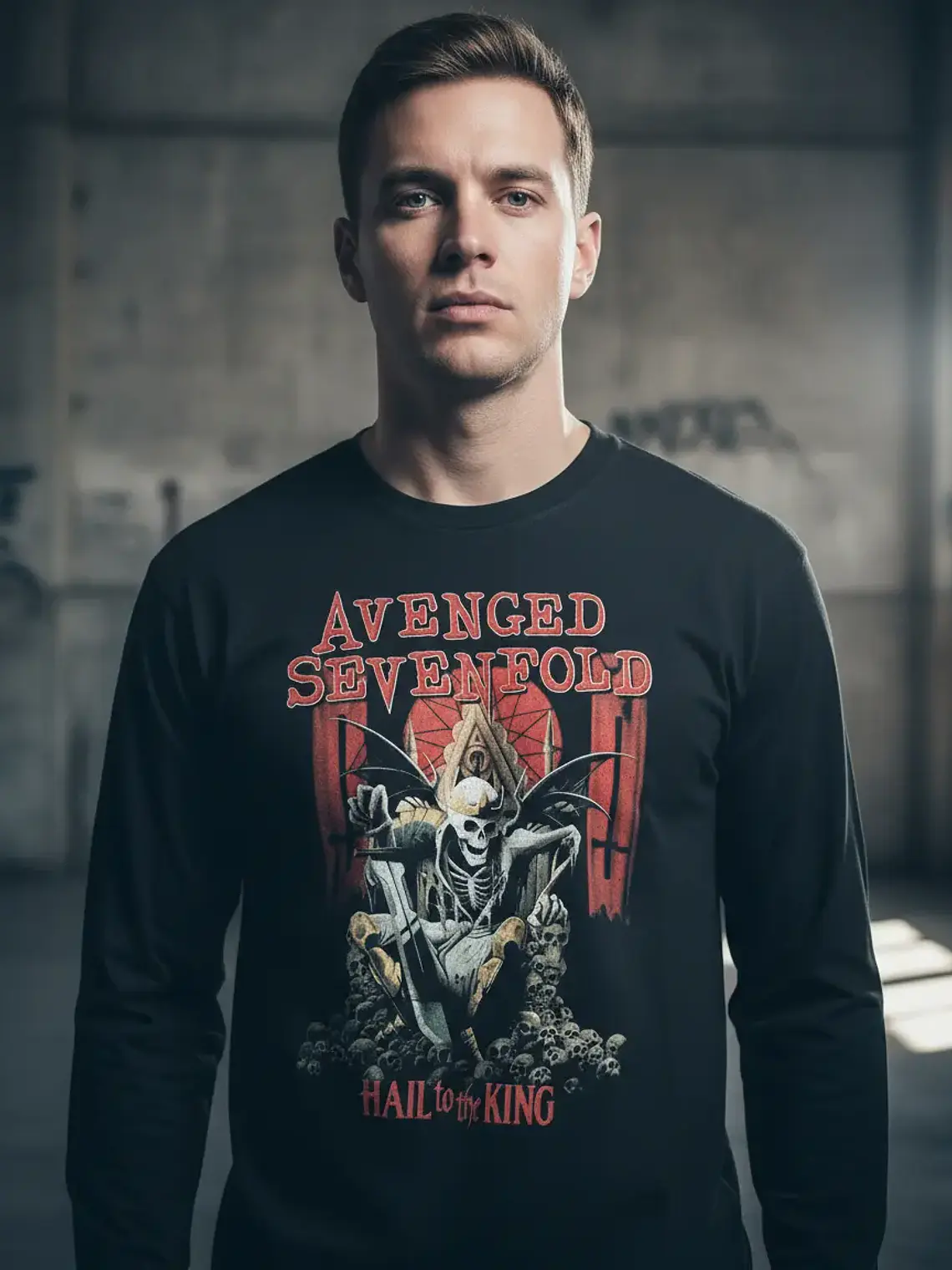 Polera Manga Larga Avenged Sevenfold - Hail To The King 1