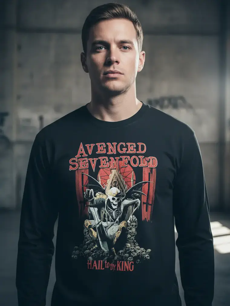 Polera Manga Larga Avenged Sevenfold - Hail To The King 1