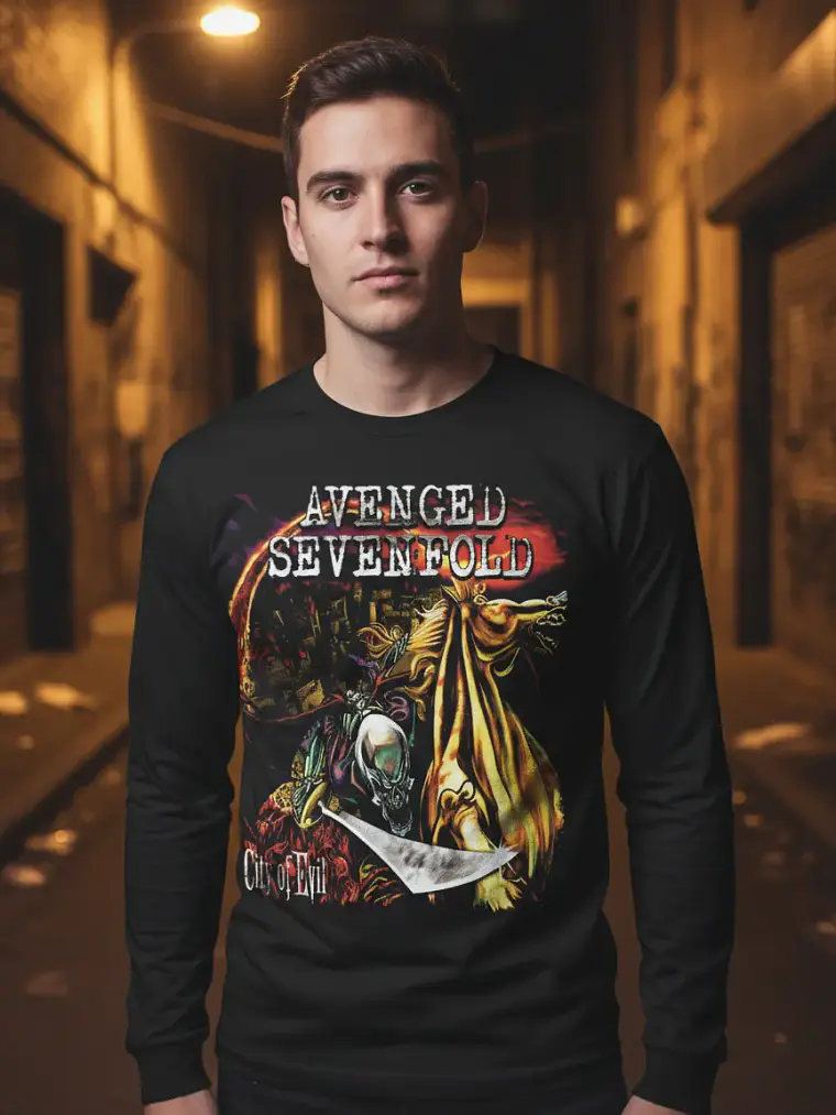 Polera Manga Larga Avenged Sevenfold - City Of Evil - Ver 06 1