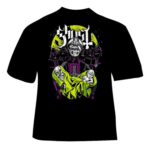 Polera Ghost - Ver 20 - Papa Emeritus & Bebes