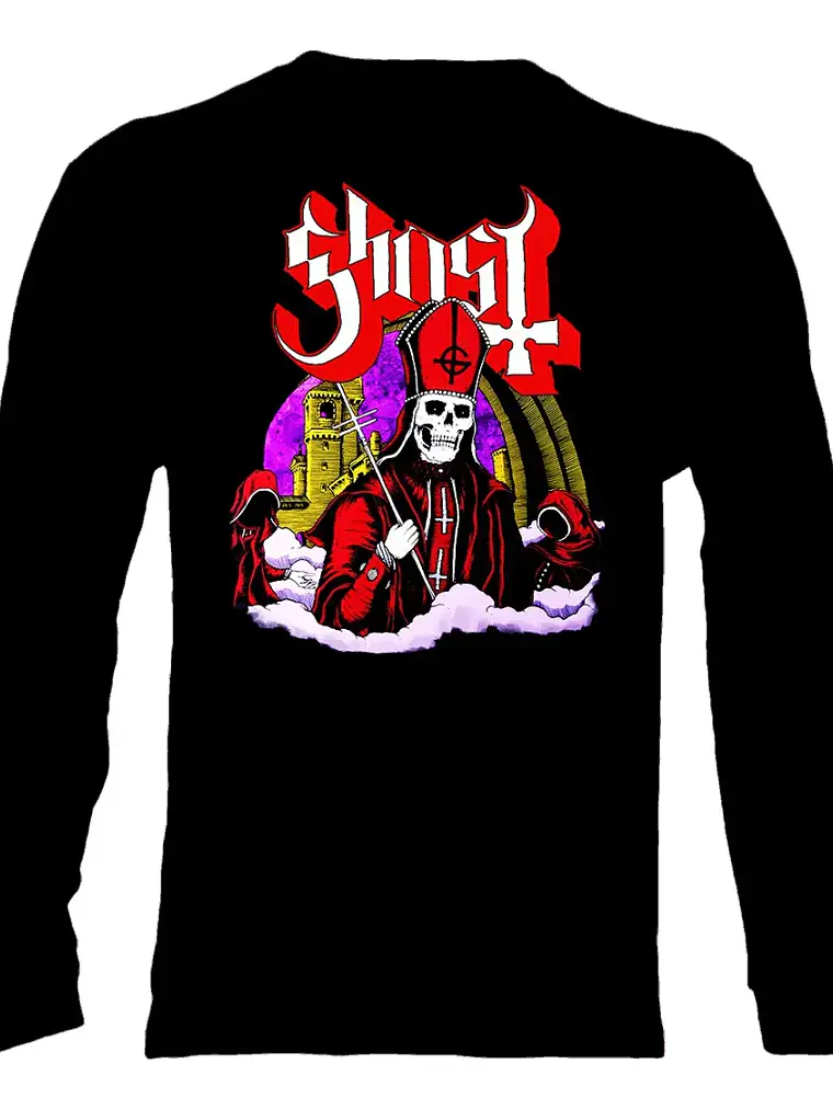 Polera Manga Larga Ghost - Ver 12 - Vale Gamess 1