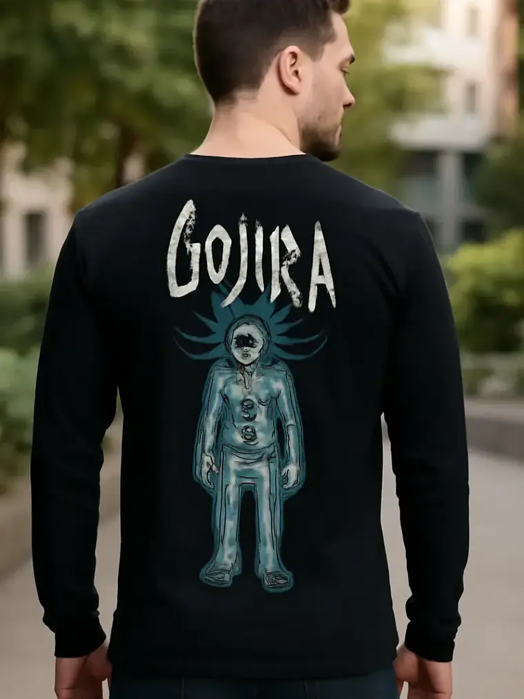Polera Manga Larga Gojira - Ver 09 - The Way Of All Flesh 1