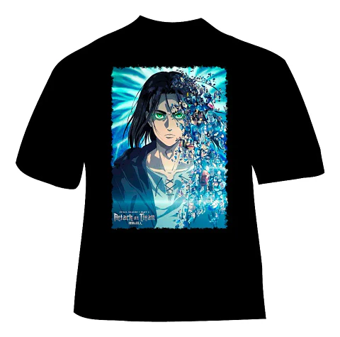 Polera Attack On Titan: Ataque De Titanes - Ver 04