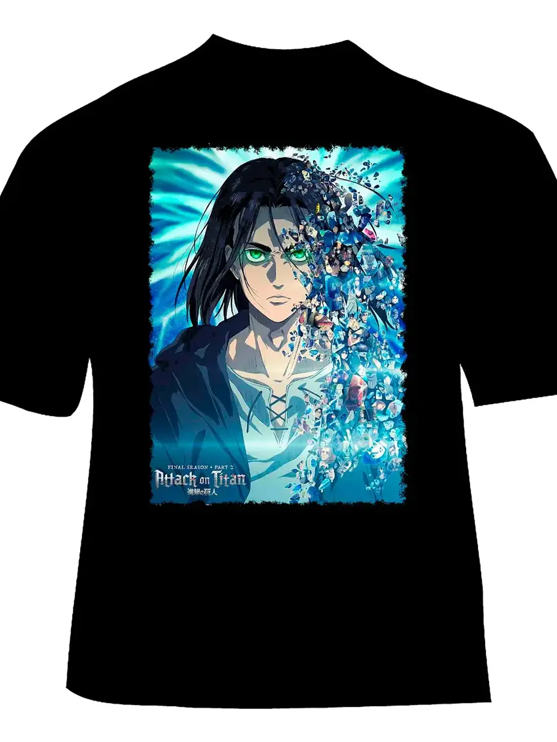 Polera Attack On Titan: Ataque De Titanes - Ver 04 1