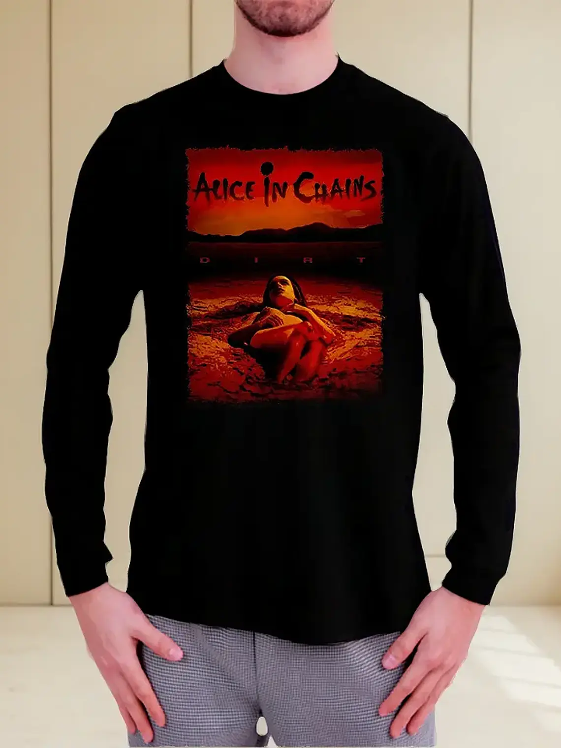 Polera Manga Larga Alice In Chains - Ver 01 - Dirt 1
