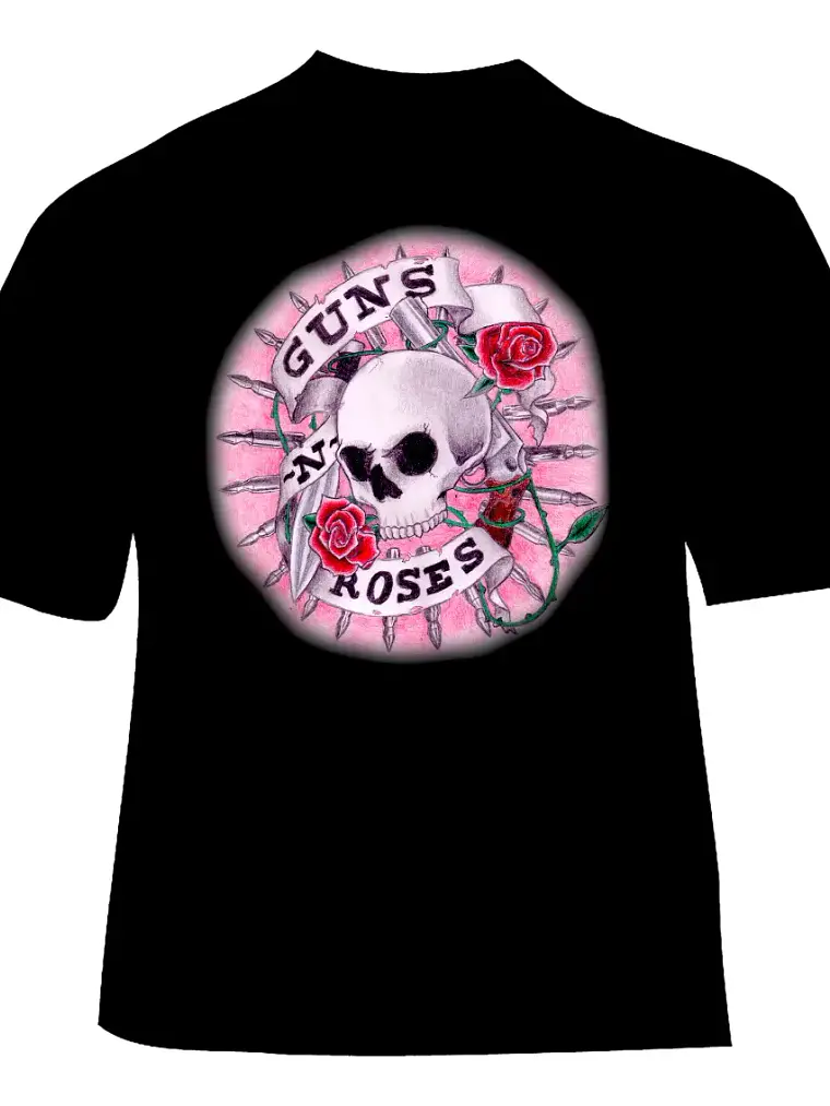 Polera Guns N' Roses - Ver 24 - Logo 1