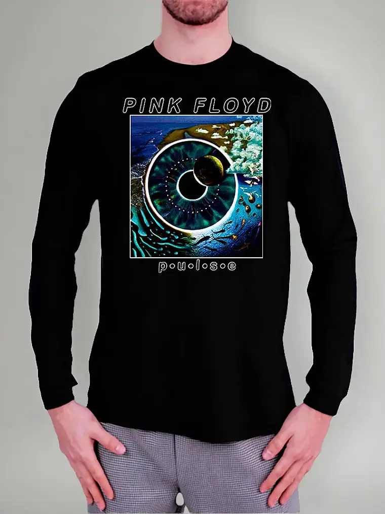Polera Manga Larga Pink Floyd - Ver 10 - Pulse 1