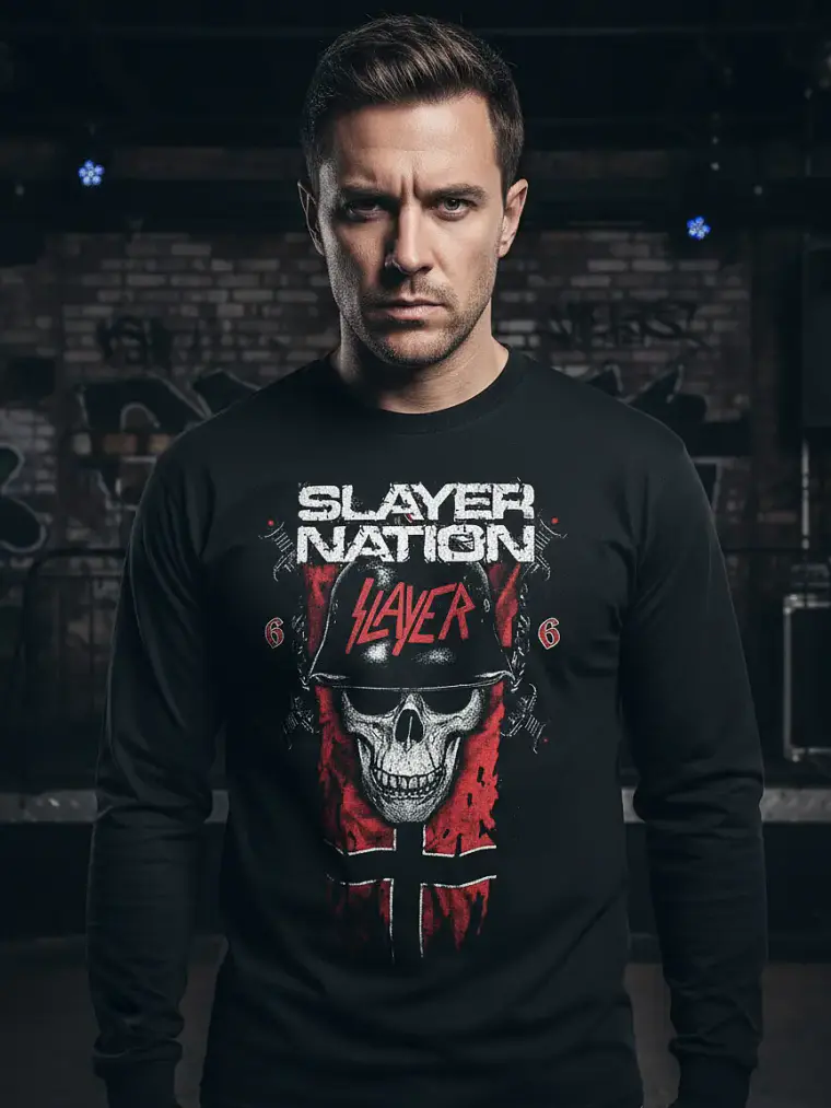 Polera Manga Larga Slayer - Ver 26 - Slayer Nation 1