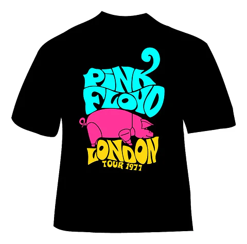 Polera Pink Floyd - Ver 09 - London Tour 1977