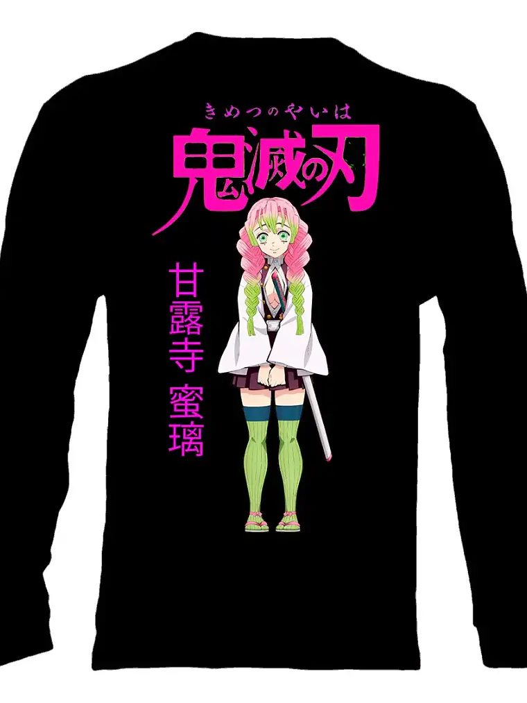Polera Manga Larga Kimetsu No Yaiba: Demon Slayer - Kanroji 1