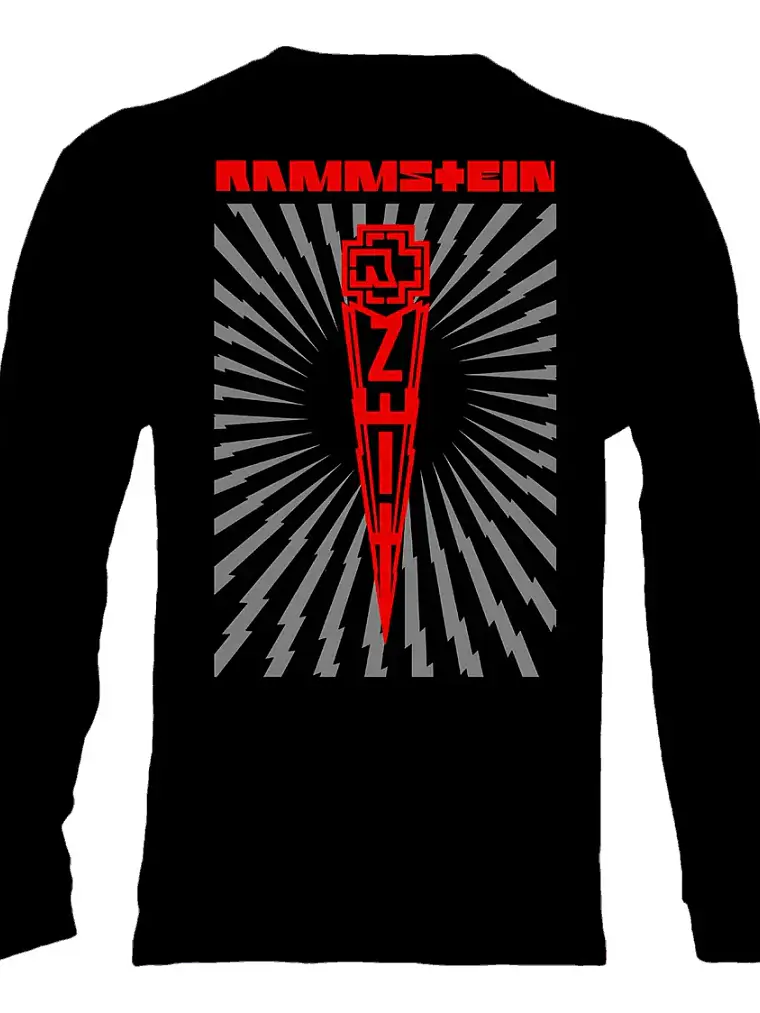 Polera Manga Larga Rammstein - Zeit - Vale Gamess 1