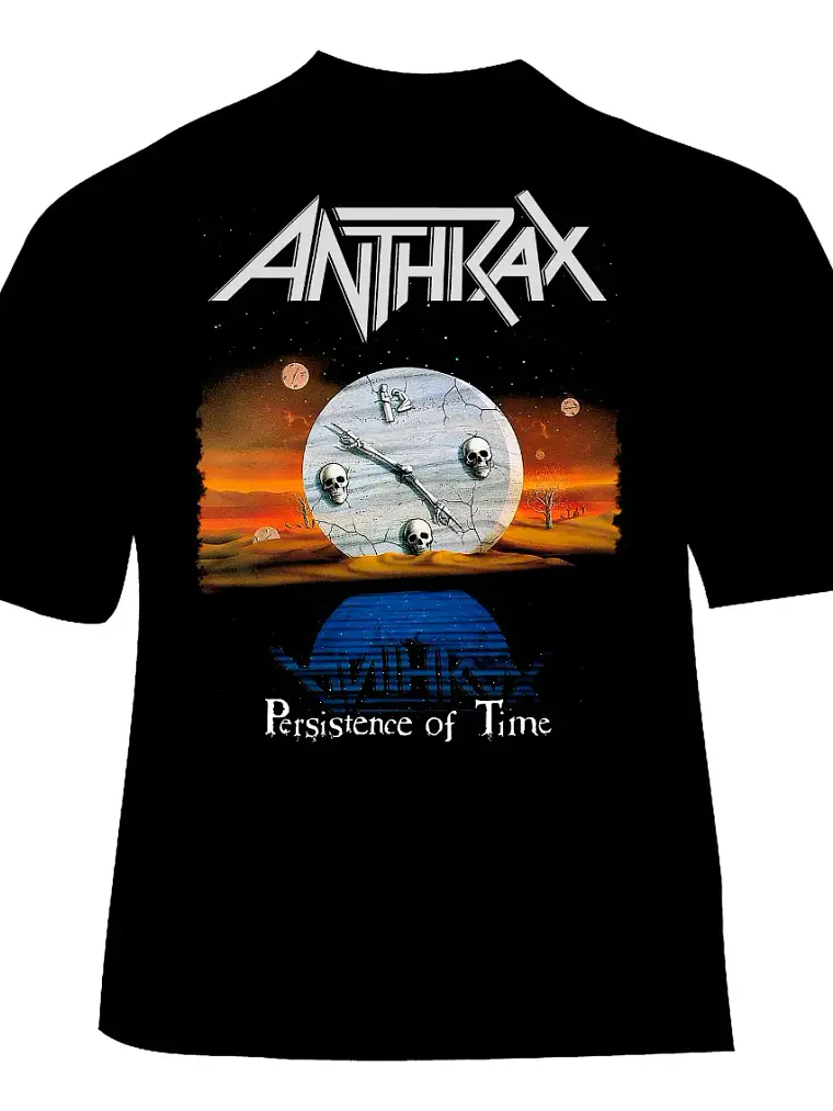 Polera Anthrax - Ver 15 - Persistence Of Time 1