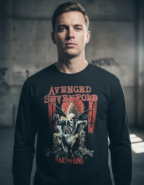 Polera Manga Larga Avenged Sevenfold - Hail To The King