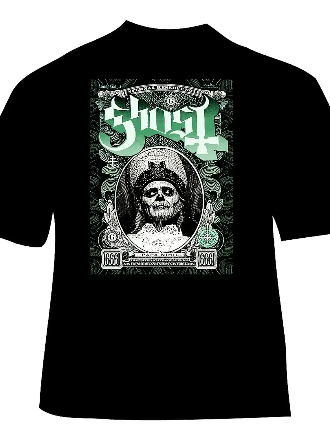 Polera Ghost - Ver 10 - Papa Nihil 1