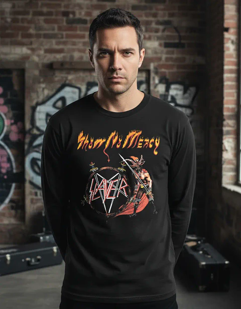 Polera Manga Larga Slayer - Ver 28 - Show No Mercy