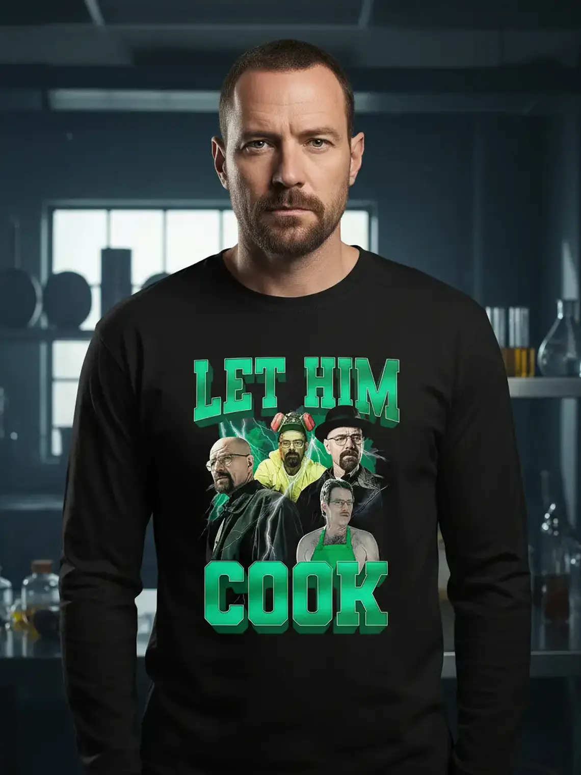 Polera Manga Larga Breaking Bad - Ver 02 - Vale Gamess 1