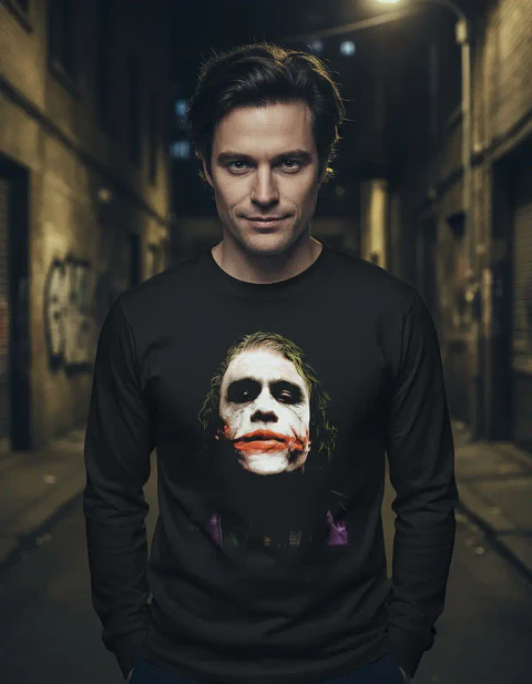 Polera Manga Larga Batman; Guason - Ver 10 - Vale Gamess