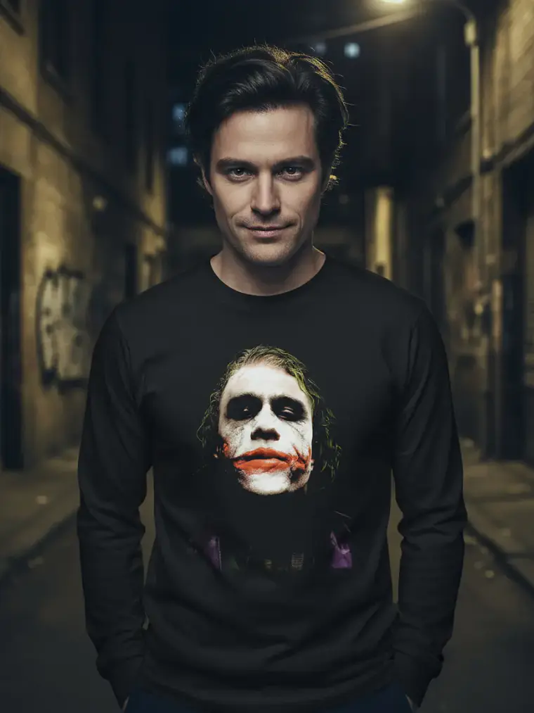 Polera Manga Larga Batman; Guason - Ver 10 - Vale Gamess 1