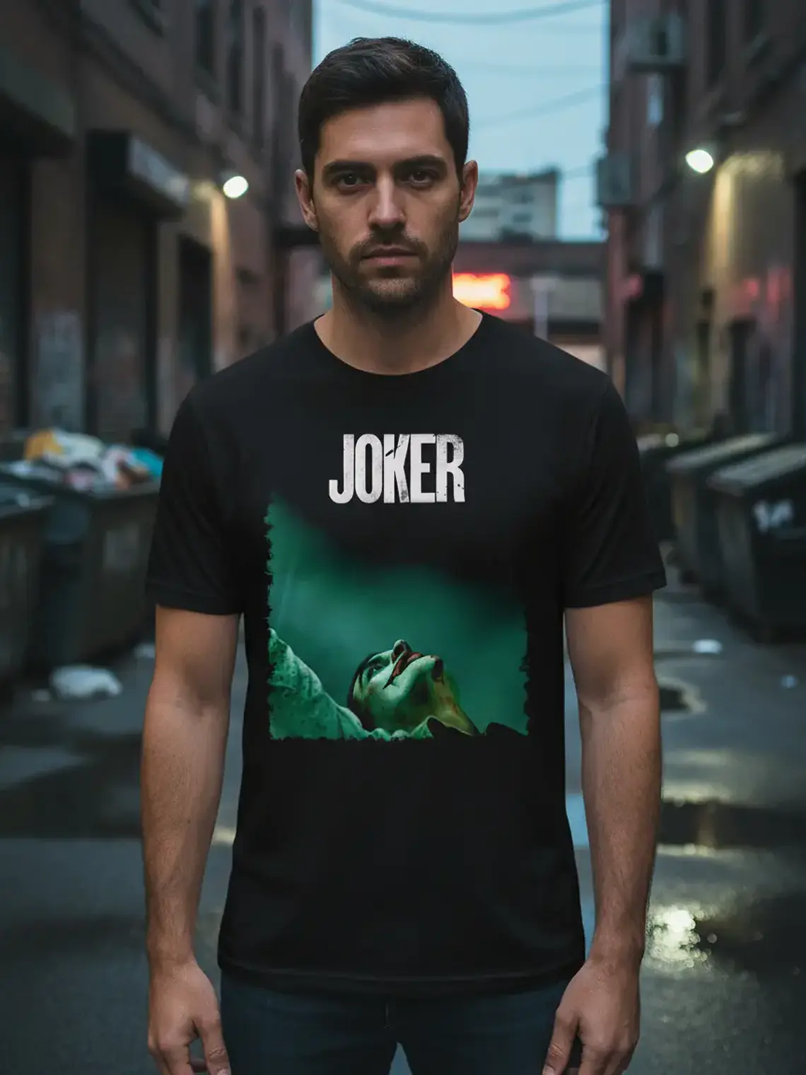 Polera The Joker; Guason - Ver 09 - Joaquin Phoenix 1