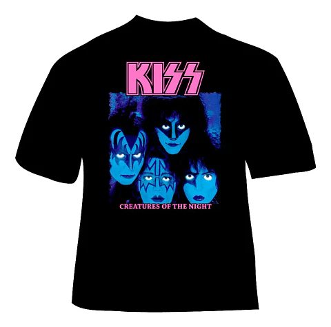 Polera Kiss - Ver 09 - Creatures Of The Night